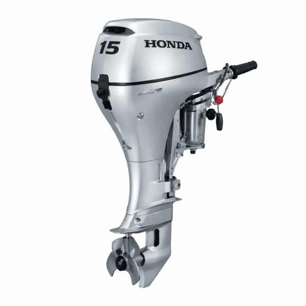 Honda 15 HP Outboard Motor - Honda BF15 15HP 4-stroke portable outboard motor