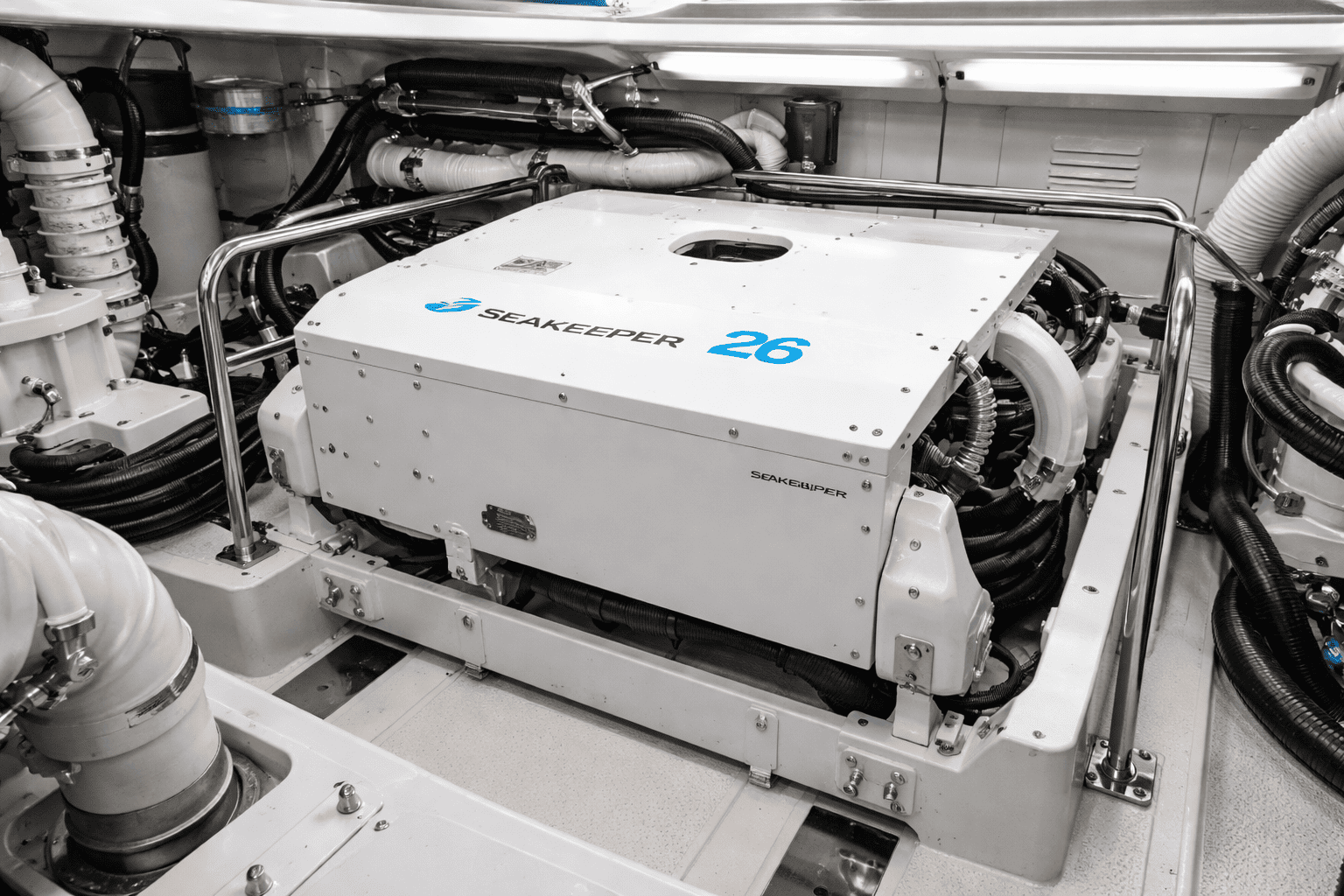 Seakeeper 26 gyrostabilizer on large offshore yacht or sportfisher 55 to 100 feet — shop at Boat Engine LLC New York