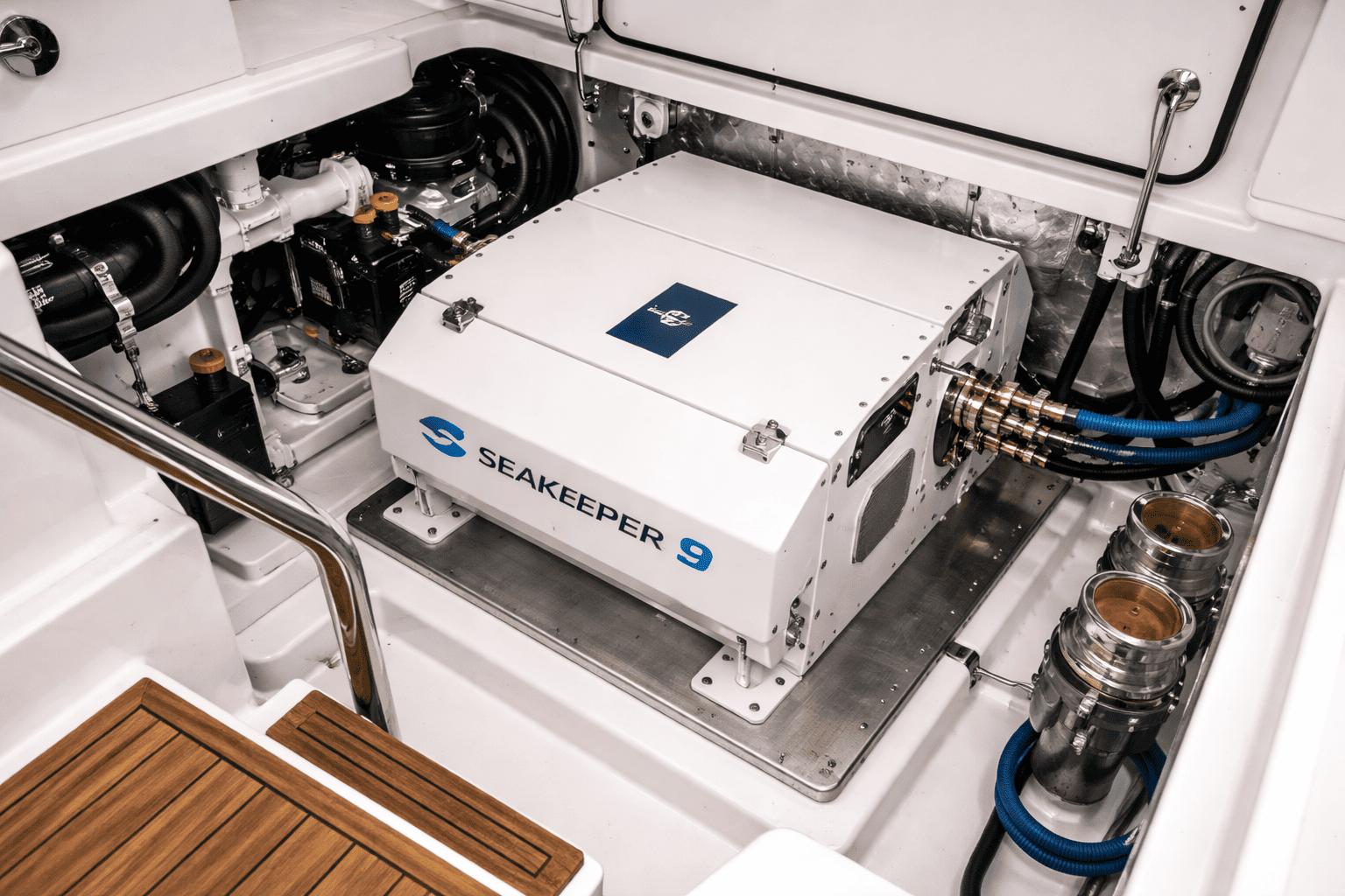 Seakeeper 9 gyrostabilizer on midsize sportfisher or convertible yacht 35 to 60 feet — shop at Boat Engine LLC New York