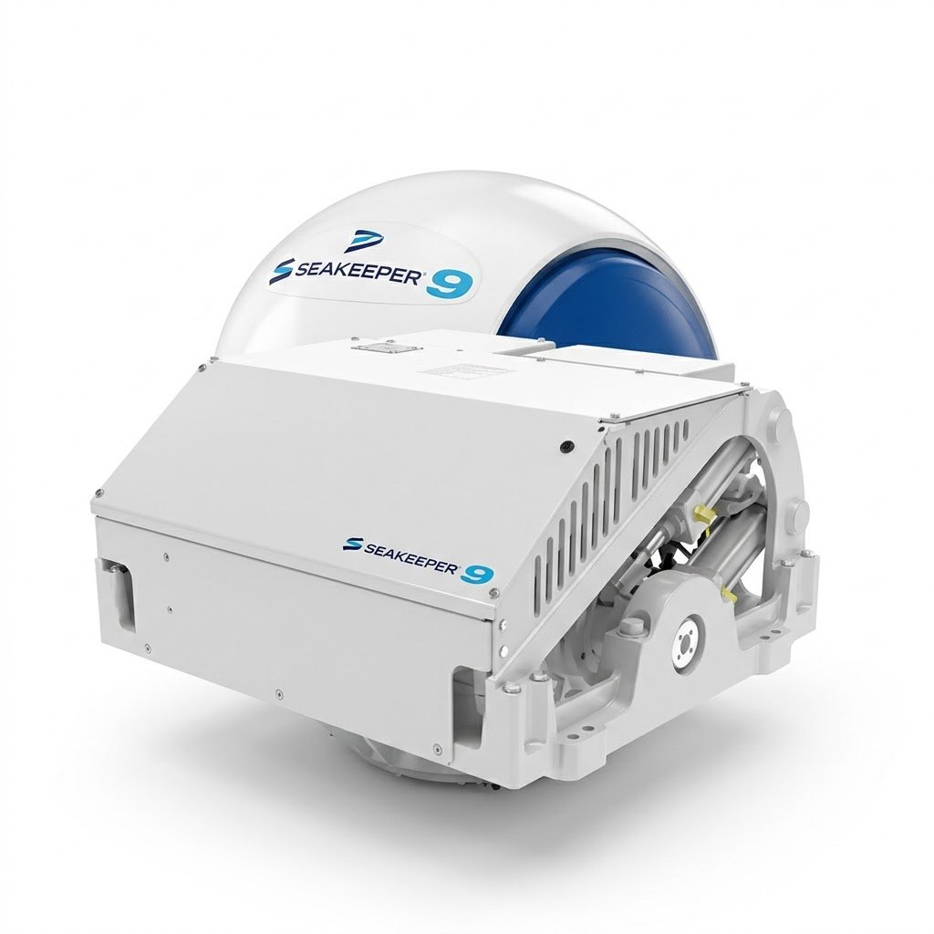 Seakeeper 9 gyrostabilizer on sale — eliminates boat roll on 45–60 ft vessels, Boat Engine LLC New York