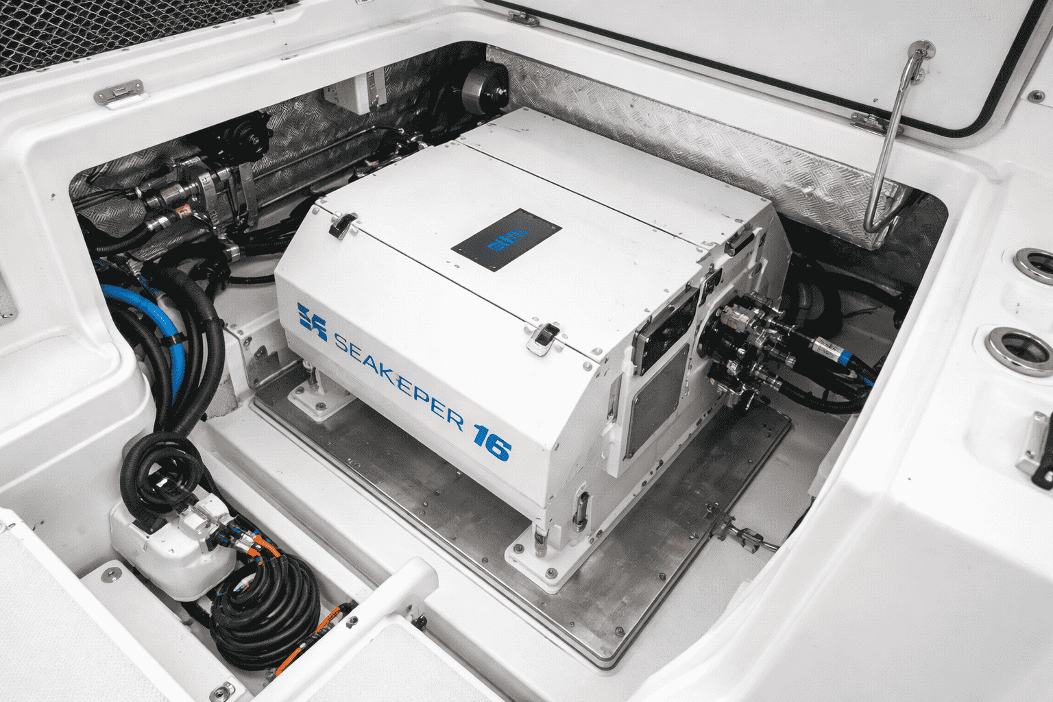 Seakeeper gyrostabilizer installed on offshore sportfishing boat — Seakeeper for sale at Boat Engine LLC New York authorized dealer