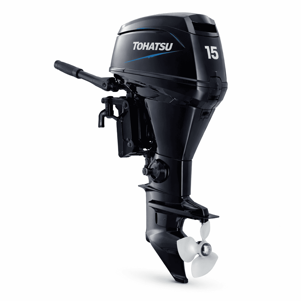 Tohatsu 15HP MFS15E 4-stroke midrange outboard motor for sale — Boat Engine LLC New York