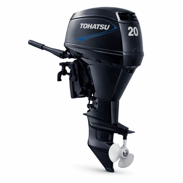 20 HP Tohatsu Outboard Motor - Tohatsu 20HP MFS20E 4-stroke midrange outboard motor