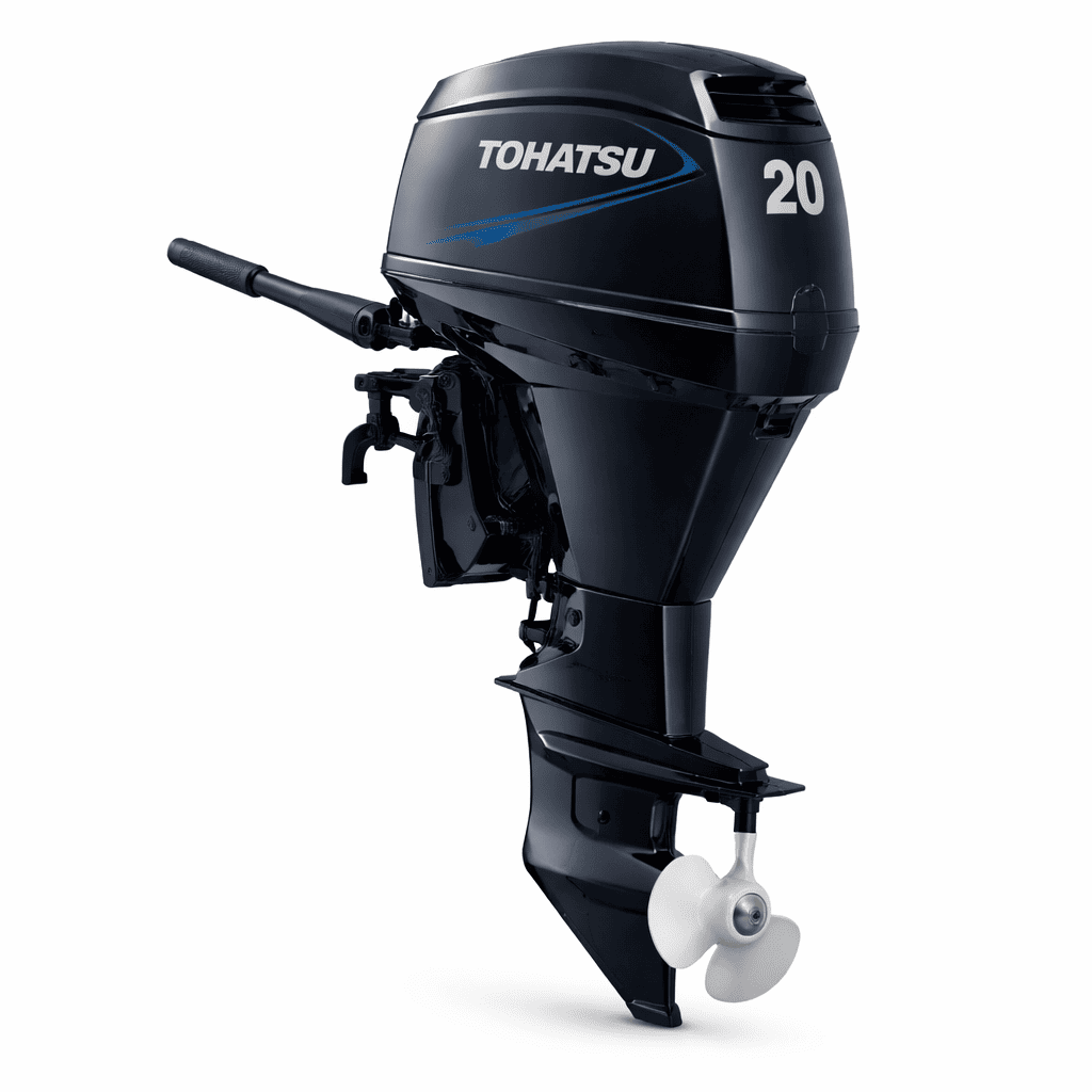 Tohatsu 20HP MFS20E 4-stroke midrange outboard motor for sale — Boat Engine LLC New York