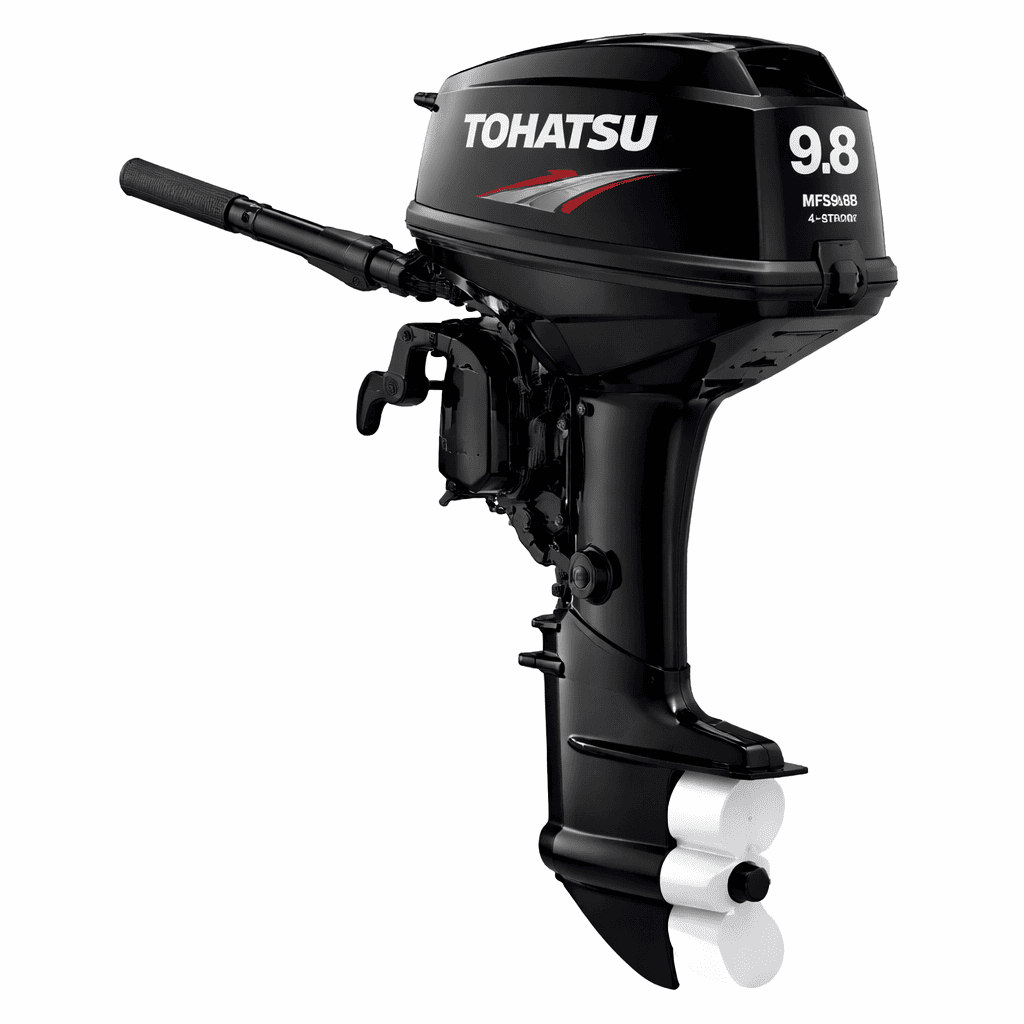 Tohatsu 9.8HP MFS9.8B 4-stroke portable outboard motor for sale — Boat Engine LLC New York