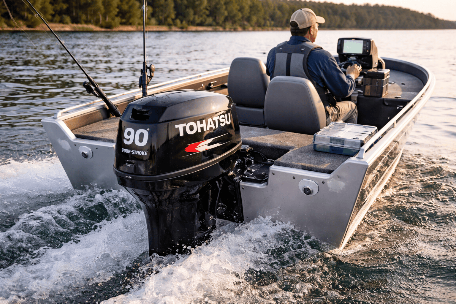 Tohatsu MFS 4-stroke outboard motor — Tohatsu outboard motors for sale at Boat Engine LLC New York