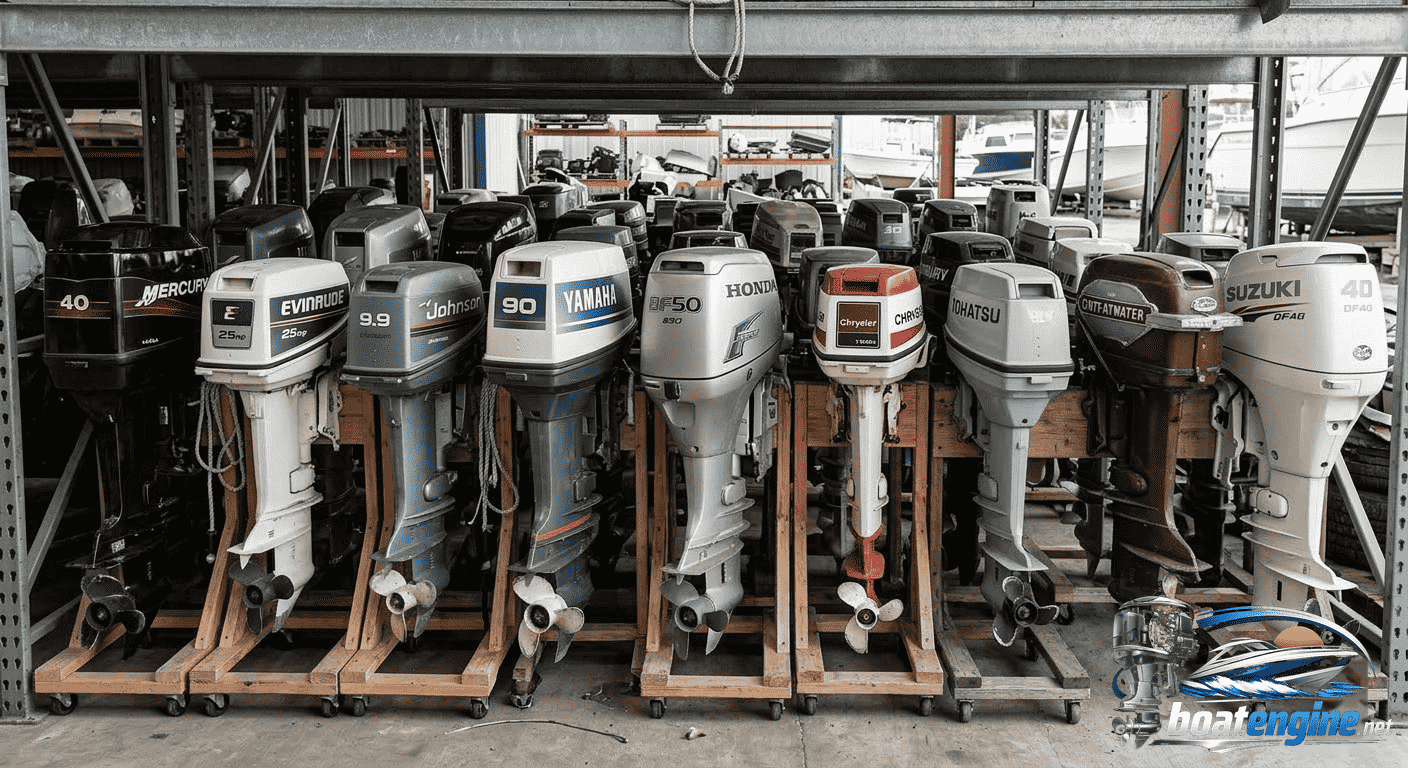 Used outboard motors for sale — buy used boat motors at Boat Engine LLC New York