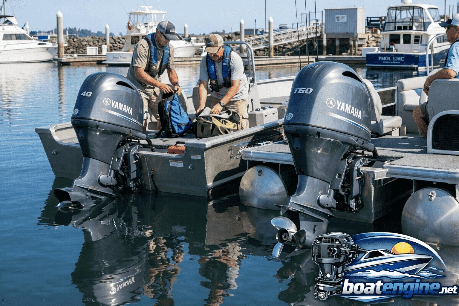 Boat Engine LLC team with Yamaha and Mercury outboard motors for sale — New York outboard dealer