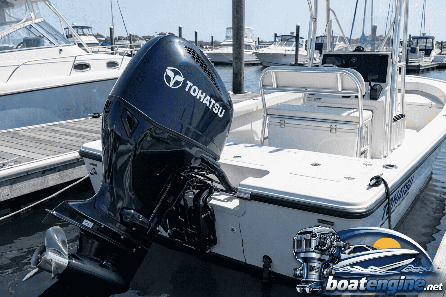 Tohatsu outboard motor for sale — Tohatsu marine engines at Boat Engine LLC New York