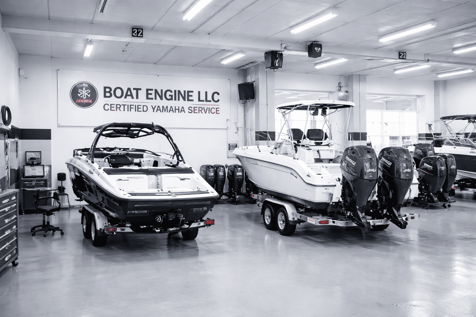 Boat Engine LLC service center — New York Yamaha outboard motor service and repair